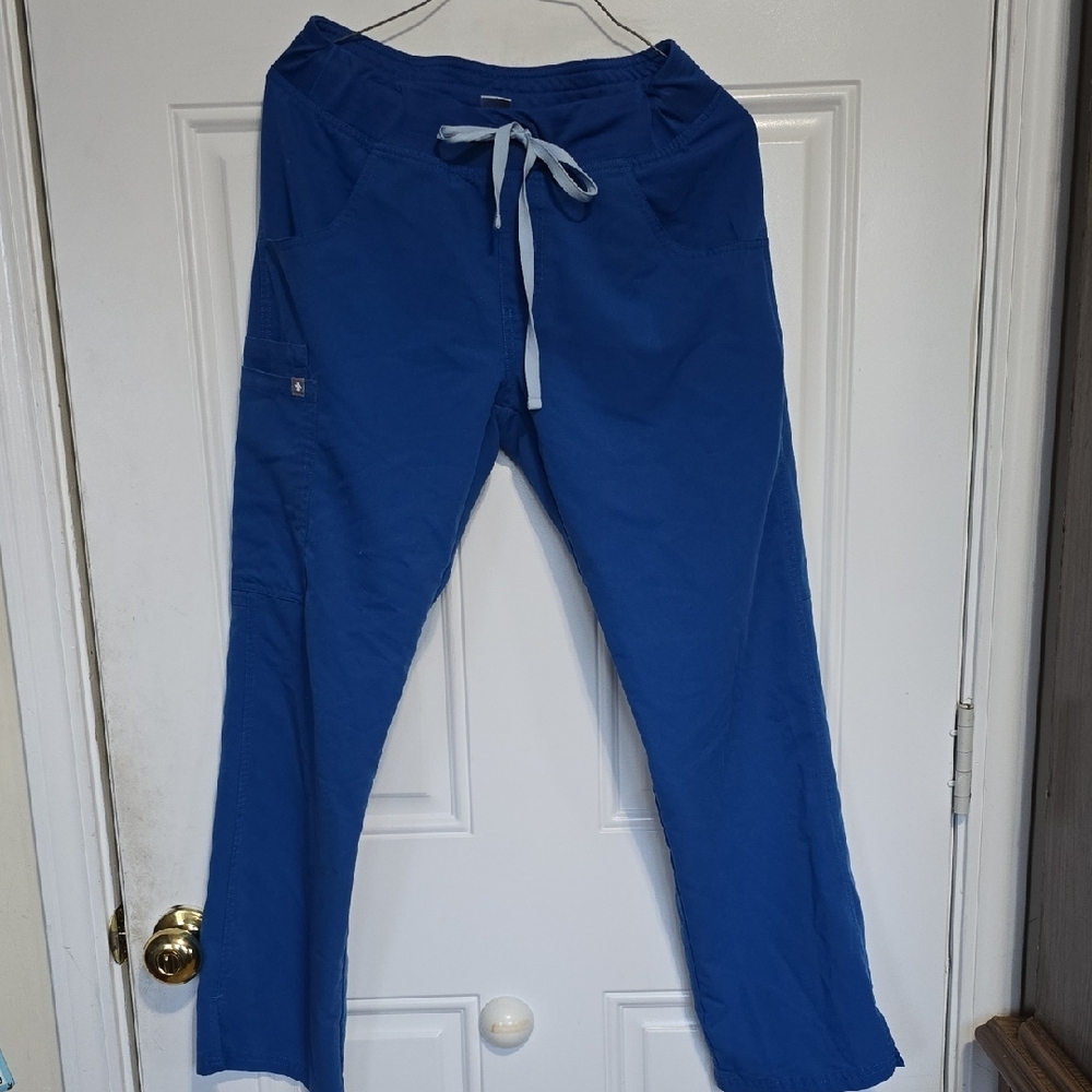 Figs Royal Blue Yola Skinny Pants